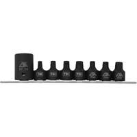 Jeu de douilles/embouts de boulon de caisse de camionnettes, 8 Morceaux, Prise de 1/2"/3/8" Moffatt Supply & Specialties