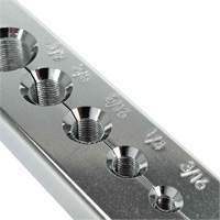 Trousse d'outils d'&eacute;vasement double SAE de 7 morceaux avec coffret moul&eacute; par soufflage Moffatt Supply & Specialties