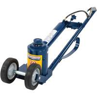 Air-Actuated Truck Jack, 20 Ton(s) Capacity, 9-1/2" Lowered, 17-1/2" Raised, Air Hydraulic Moffatt Supply & Specialties
