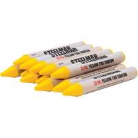 Crayons jaunes semi-permanents pour marquage des pneus Moffatt Supply & Specialties