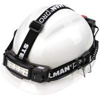 Lampe frontale &agrave; profil mince activ&eacute; par le mouvement, DEL, 280 lumens, 9 hres de fonctionnement, piles Rechargeable Moffatt Supply & Specialties