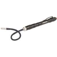 Lampe-stylo &agrave; col flexible de 12" avec pince de poche, DEL, 10 lumens, Corps en Aluminium, piles AAA, Compris Moffatt Supply & Specialties