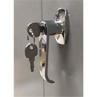 Storage Cabinet, Steel, 4 Shelves, 66" H x 30" W x 15" D, Grey Moffatt Supply & Specialties