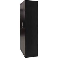 Armoire de rangement combin&eacute;e, 36" la x 18" p x 72" h, Noir Moffatt Supply & Specialties