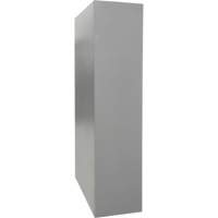 Hi-Boy Storage Cabinet, Steel, 4 Shelves, 72" H x 36" W x 18" D, Grey Moffatt Supply & Specialties