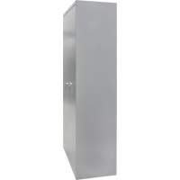 Wardrobe Storage Cabinet, Steel, 36" W x 18" D x 72" H, Grey Moffatt Supply & Specialties