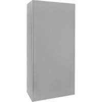 Wardrobe Storage Cabinet, Steel, 36" W x 18" D x 72" H, Grey Moffatt Supply & Specialties