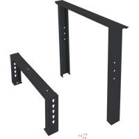 Pattes d'&eacute;tabli pour service industriel, Acier, 30" p x 34" h, Simple Moffatt Supply & Specialties