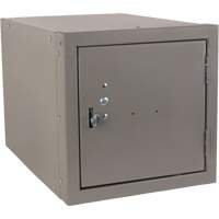 Casier cubique empilable, 12" x 18" x 12", Acier, Gris, D&eacute;mont&eacute; Moffatt Supply & Specialties