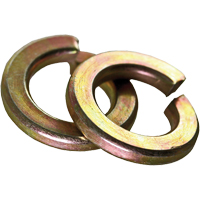 Rondelle d'arr&ecirc;t fendue, 1/4", Zinc jaune Moffatt Supply & Specialties