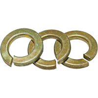 Rondelle &eacute;lastique, 5/16", Zinc jaune Moffatt Supply & Specialties