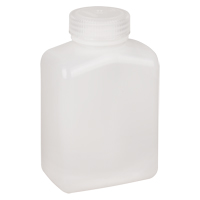 Easy-Grip Space-Saver Bottles, Rectangular, 16 oz., Plastic Moffatt Supply & Specialties