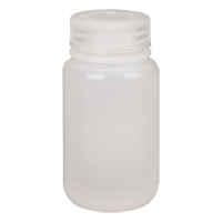 Wide-Mouth Bottles, Round, 4 oz., Plastic Moffatt Supply & Specialties