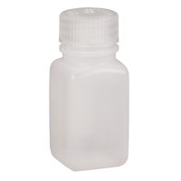 Easy-Grip Space-Saver Bottles, Square, 2 oz., Plastic Moffatt Supply & Specialties