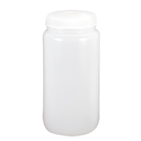 Wide-Mouth Bottles, Round, 1 gal., Plastic Moffatt Supply & Specialties