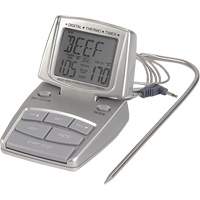 Meat Thermometer, Contact, Digital, 14-392°F (10-200°C) Moffatt Supply & Specialties