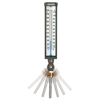 Variable Angle Industrial Thermometers, Contact, Analogue, 0-120°F (-17-49°C) Moffatt Supply & Specialties