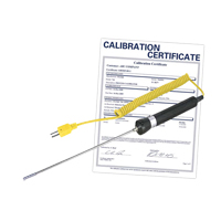 Air/Gas Thermocouple Probe (includes ISO Certificate), 900 °C (1652°F) Max. Temp. Moffatt Supply & Specialties