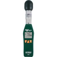 Compteur de contrainte thermique &agrave; thermom&egrave;tre globe mouill&eacute; Extech Moffatt Supply & Specialties