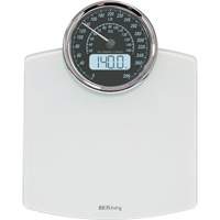 Digital Analog Scale, 396 lbs. Cap., 100 g / 0.2 lbs. Graduations Moffatt Supply & Specialties