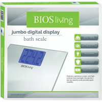 Jumbo Digital Display Scale, 550 lbs. Cap., 0.2 lbs. / 0.1 kg Graduations Moffatt Supply & Specialties