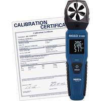 Bluetooth Smart Series Vane Anemometer with ISO Certificate, Data Logging, 0.6 - 25 m/sec/118 - 4921 ft./min/2.1 - 90 Km/hr/1.3 - 55.9 Mph Air Velocity Range Moffatt Supply & Specialties