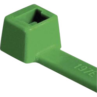UL Rated PA66 Cable Ties, 4" Long, 18 lbs. Tensile Strength, Green Moffatt Supply & Specialties