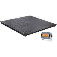DEFENDER 3000 Floor Scale, 2500 lbs. Capacity, 48" W x 48" L Moffatt Supply & Specialties