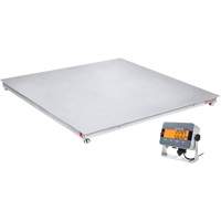 DEFENDER 3000 Floor Scale, 2500 lbs. Capacity, 48" W x 48" L Moffatt Supply & Specialties