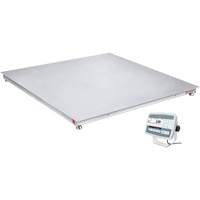 DEFENDER 5000 Washdown Floor Scale, 2500 lbs. Capacity, 48" W x 48" L Moffatt Supply & Specialties