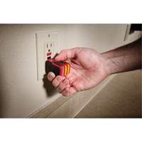 Voltage Detector & GFCI Receptacle Tester Kit, 50 V - 1000 V, Display & Sound Alert Moffatt Supply & Specialties