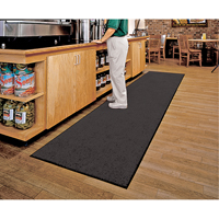 ColorStar Matting, Wiper, 3' x 5' x 3/8", Charcoal Moffatt Supply & Specialties