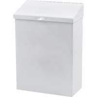 R&eacute;cipient en m&eacute;tal pour les produits menstruels Health Gards Moffatt Supply & Specialties