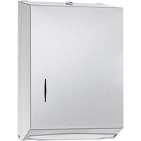 Hand Towel Dispenser , Manual, 11" W x 4" D x 15.3" H Moffatt Supply & Specialties