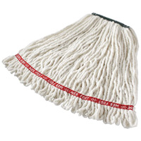 Vadrouille humide Web Foot sans r&eacute;tr&eacute;sissement, Antimicrobien, Fil, 20 oz, Style Boucle Moffatt Supply & Specialties