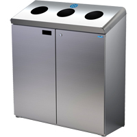 Station de recyclage au sol, Vrac, Acier inoxydable, 42 gal. Moffatt Supply & Specialties