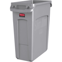 Slim Jim&reg; Vented Containers, Deskside, Polyethylene, 16 US gal. Moffatt Supply & Specialties