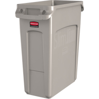 Slim Jim&reg; Vented Containers, Deskside, Polyethylene, 16 US gal. Moffatt Supply & Specialties
