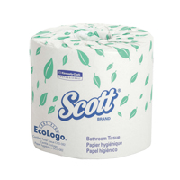 Papier hygi&eacute;nique Scott, 1 Pli, 550 Feuilles/Rouleu, Longueur 403', Blanc Moffatt Supply & Specialties