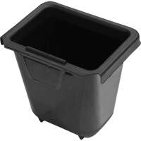Waste Container, Deskside, Polyethylene, 4-1/4 US Qt. Moffatt Supply & Specialties