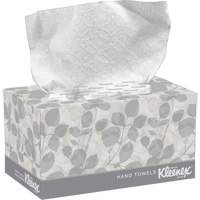 Essuie-mains Kleenex dans une boîte POP-UP*, 1 pli, 10-1/2" lo x 9" la, 120 /pqt Moffatt Supply & Specialties