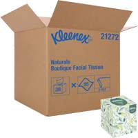 Kleenex&reg; Naturals Boutique* Facial Tissue, 2 Ply, 7.8" L x 8.3" W, 95 Sheets/Box Moffatt Supply & Specialties