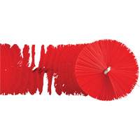 Hooked Brush, Medium/Stiff Bristles, 15-1/2" Long, Red Moffatt Supply & Specialties