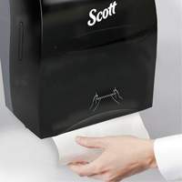 Scott&reg; Essential Hand Towel Roll Dispenser, Manual/No-Touch, 12.63" W x 10.2" D x 16.13" H Moffatt Supply & Specialties