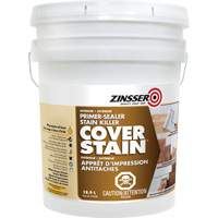 Scellant d'appr&ecirc;t &agrave; base d'huile Cover Stain, 18,9 L, Seau, Blanc Moffatt Supply & Specialties