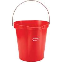 Seau pour l'hygi&egrave;ne des aliments, Rouge, 3 gal. US Moffatt Supply & Specialties