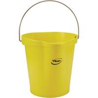 Seau pour l'hygi&egrave;ne des aliments, Jaune, 3 gal. US Moffatt Supply & Specialties