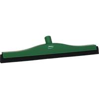 Fixed Head Food Hygiene Floor Squeegee, 20", Green Moffatt Supply & Specialties