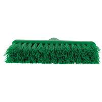 ColorCore Angle Head Broom, Medium Bristles, 10", Polypropylene, Green Moffatt Supply & Specialties
