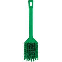 ColorCore Short Handle Brush, Stiff Bristles, 12" Long, Green Moffatt Supply & Specialties